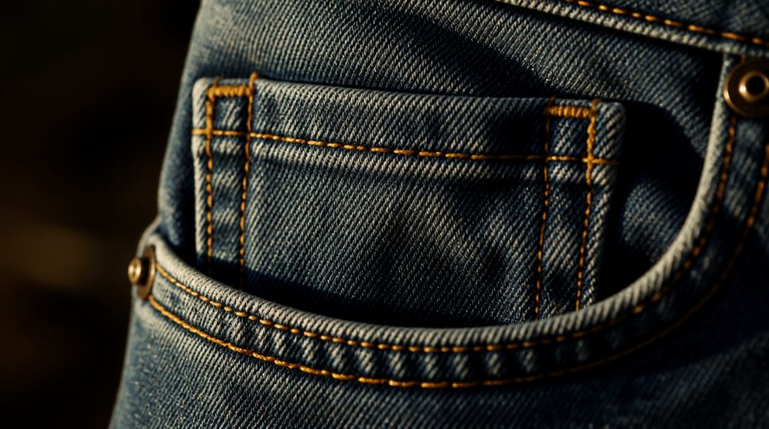 O bolsinho do relógio, dentro do bolso da frente